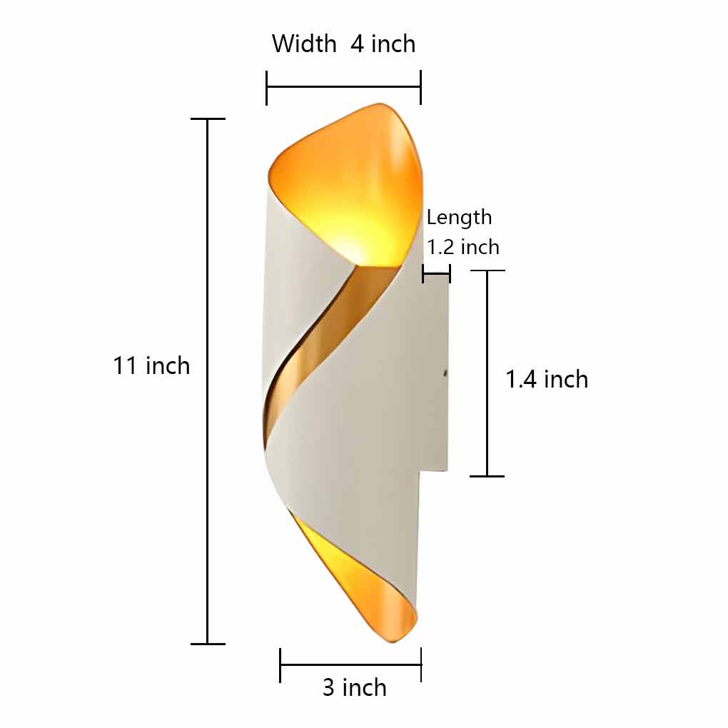[Open-Box]Outdoor LED Up and Down Light Waterproof Modern Wall Sconce Lighting