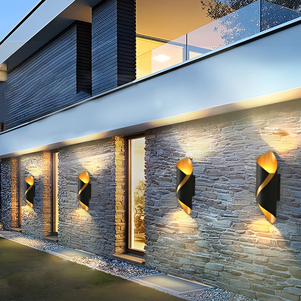 [Open-Box]Outdoor LED Up and Down Light Waterproof Modern Wall Sconce Lighting