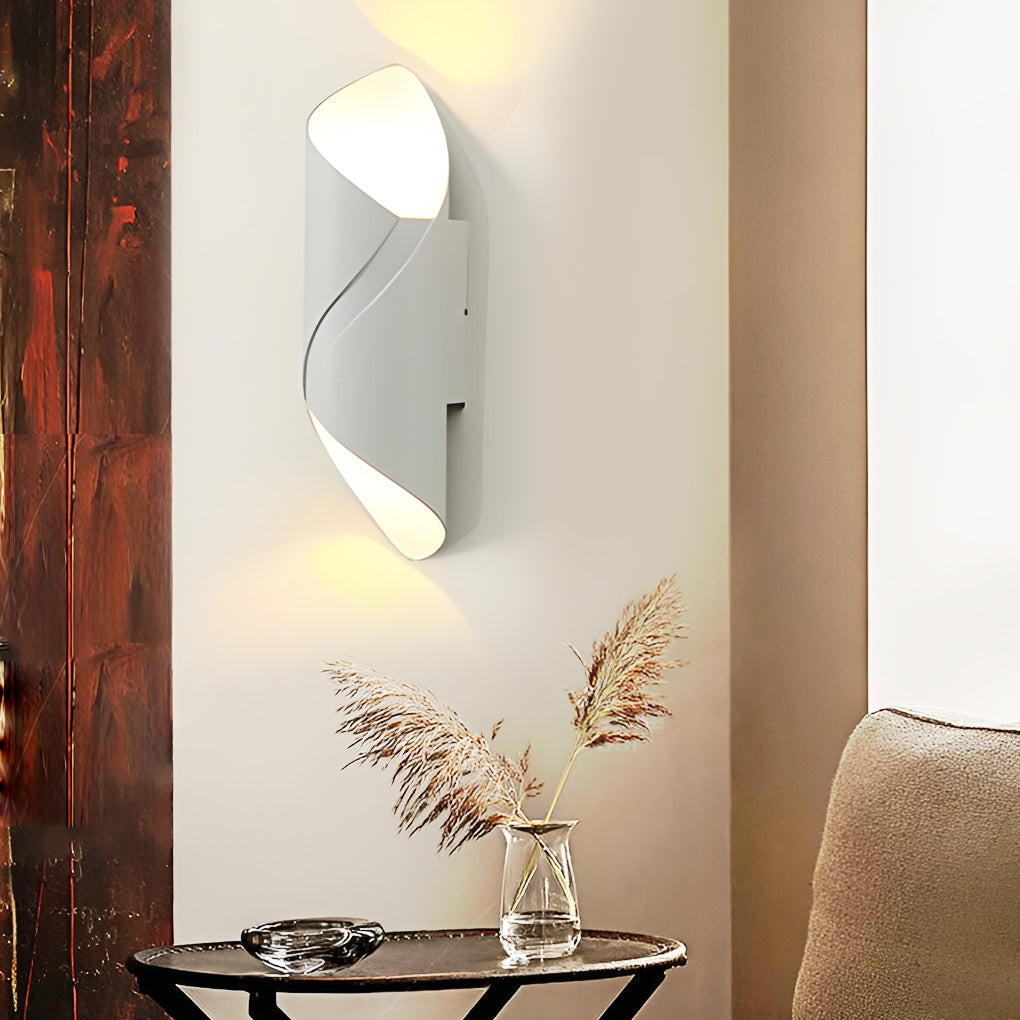 [Open-Box]Outdoor LED Up and Down Light Waterproof Modern Wall Sconce Lighting