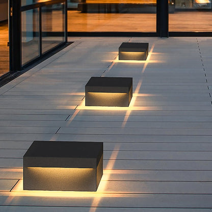 [Open-Box]Square Pillar Lights Modern Waterproof Outdoor Fence Light