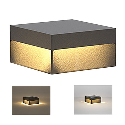 [Open-Box]Square Pillar Lights Modern Waterproof Outdoor Fence Light