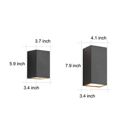 [Open-Box] Two Light Effect Optional Waterproof LED Wall Light for Outdoor Villa Courtyard