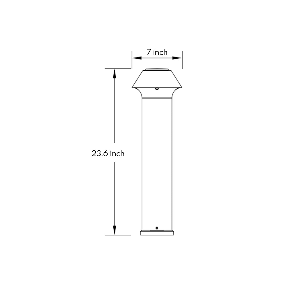 Waterproof Bollard Lights Modern Minimalist Landscape Pathway Lighting