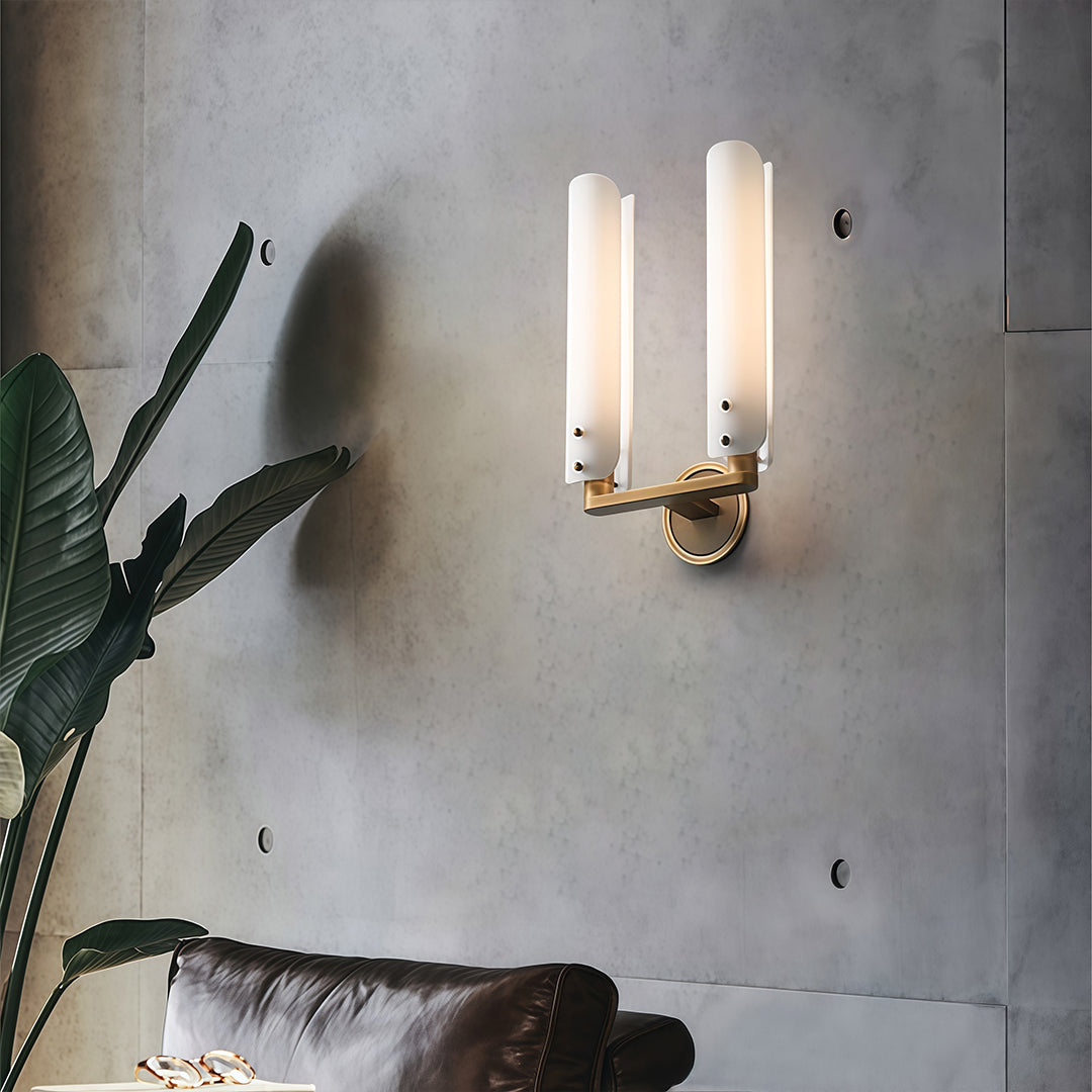 Wall Lights with Glass Shades Luxury Modern Art Deco Sconce