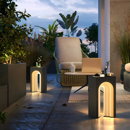 Waterproof Lighted Lawn Decorations Stainless Steel Outdoor