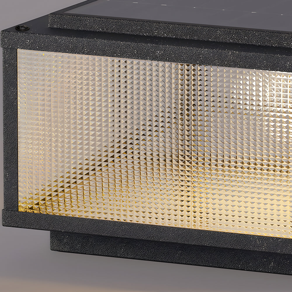 [Open-Box]Outdoor Pillar Light Fixtures Cast Aluminum Square Waterproof