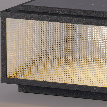 [Open-Box]Outdoor Pillar Light Fixtures Cast Aluminum Square Waterproof