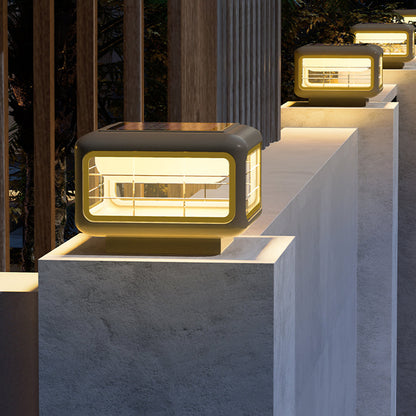 Waterproof Outdoor Pillar Light Modern Minimalist Style