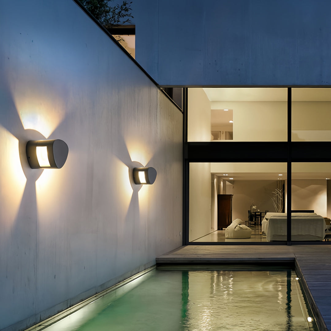 Wall Light Outdoor Tri-Directional Illuminating LED Light