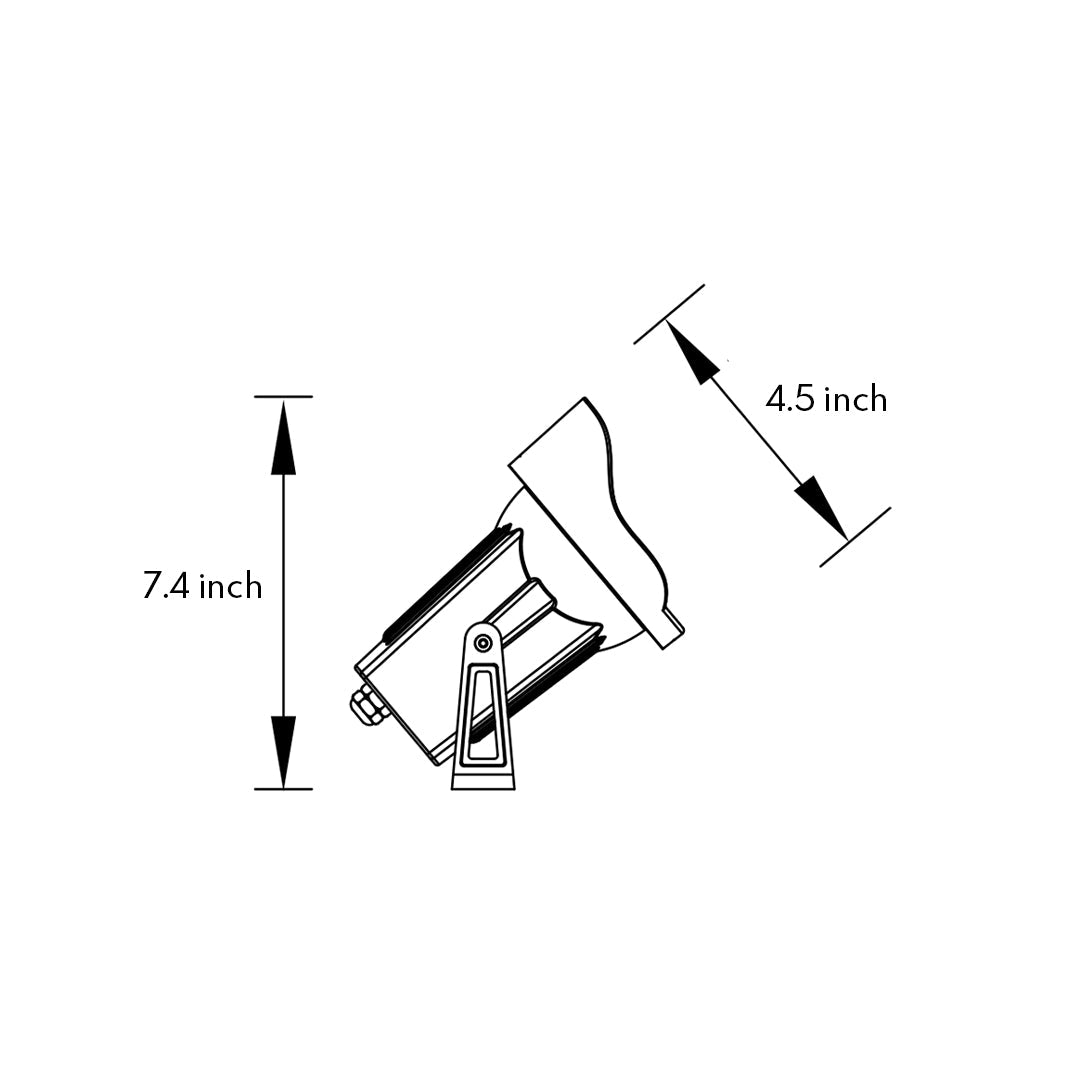 Waterproof LED Spotlight Light Outdoor Minimalist Style