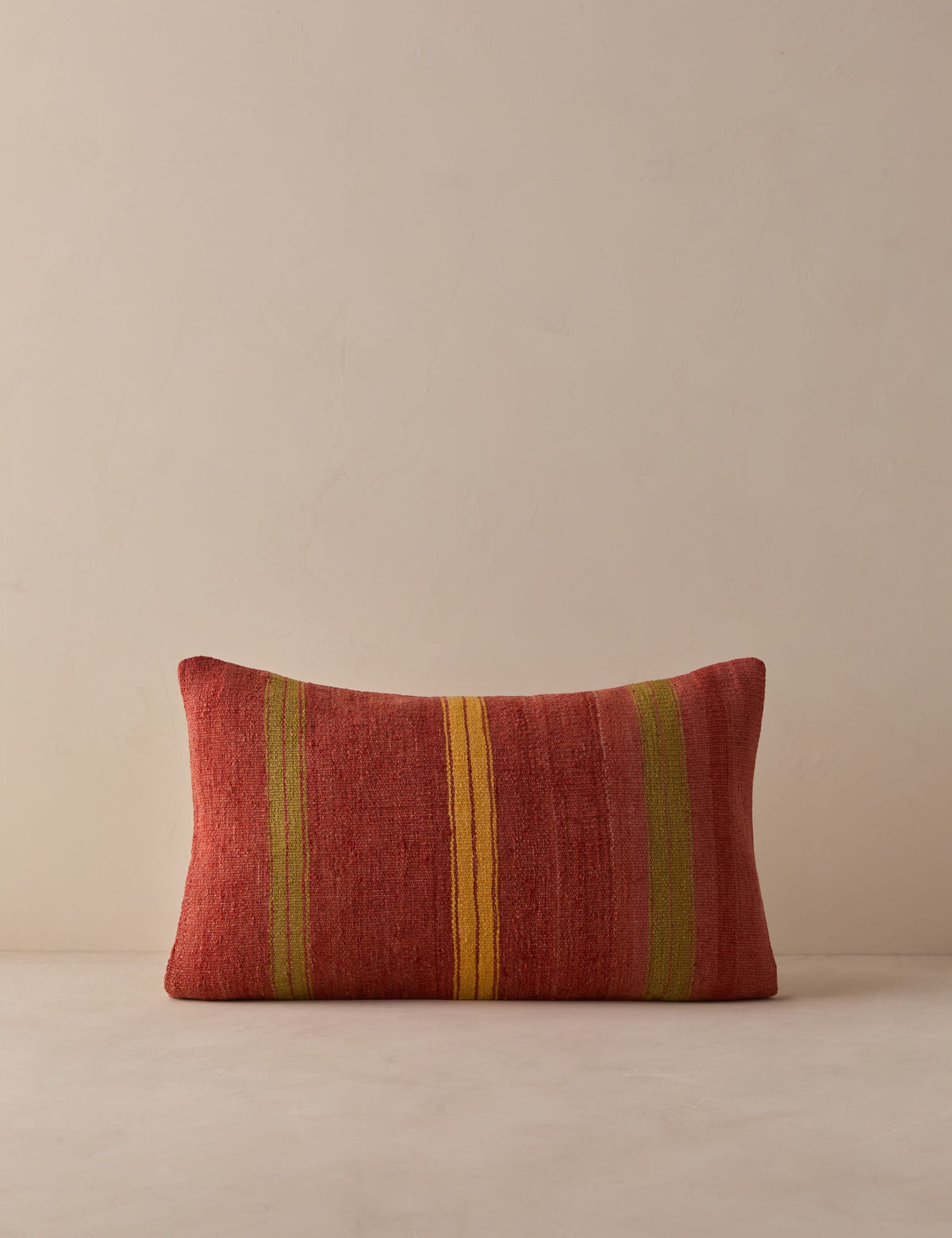 Vintage Lumbar Pillow No. 326, 12" x 20"