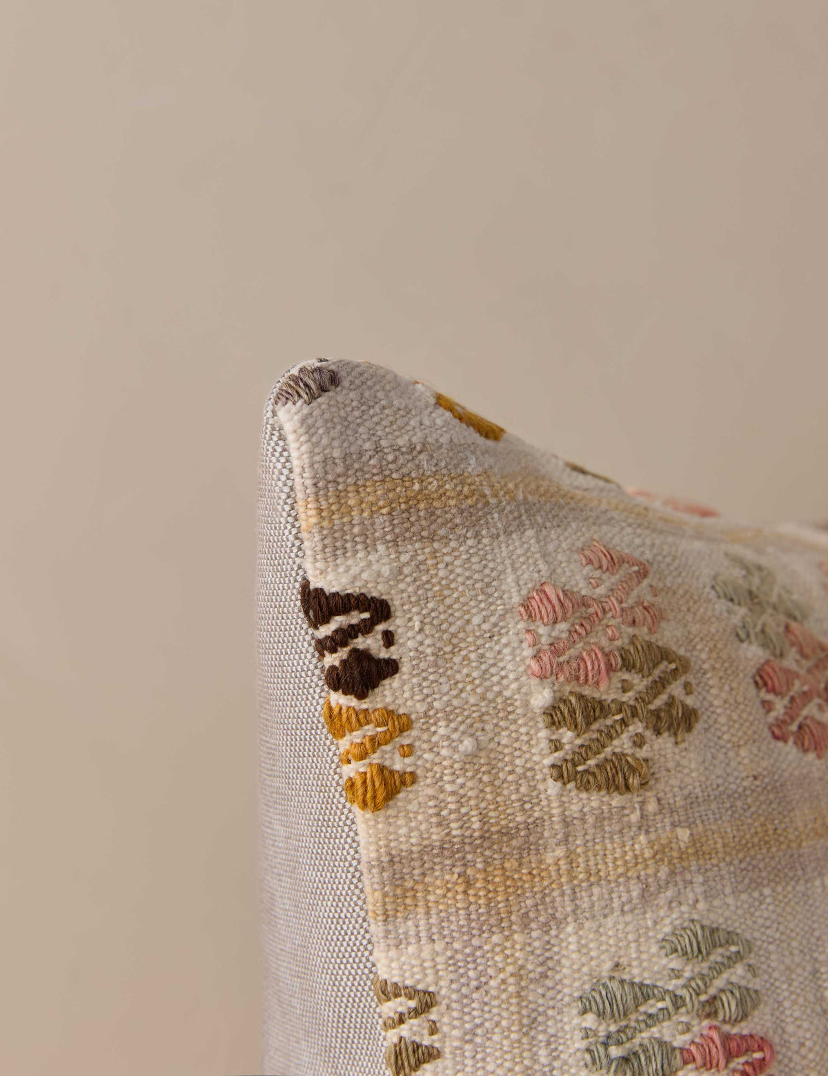 Vintage Lumbar Pillow No. 354, 16" x 24"