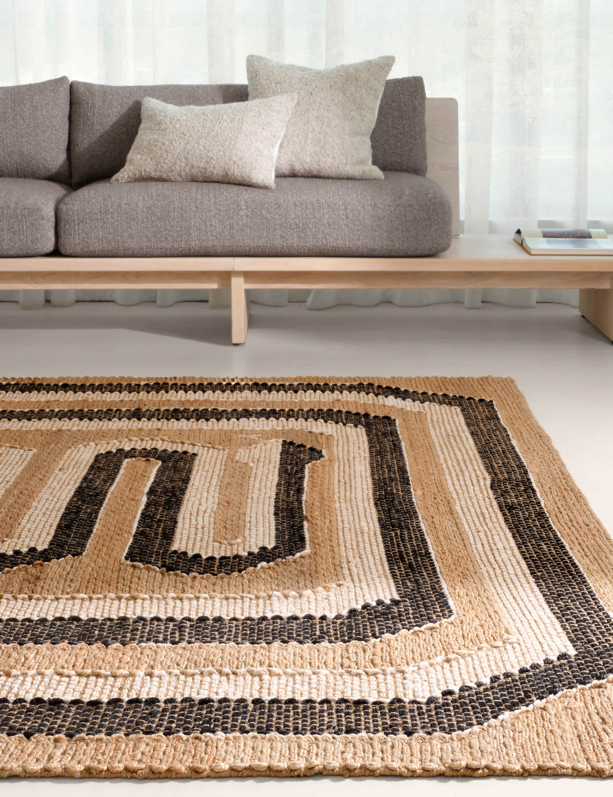 Bushra Handwoven Jute Rug