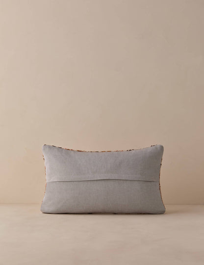 Vintage Lumbar Pillow No. 327, 12" x 20"