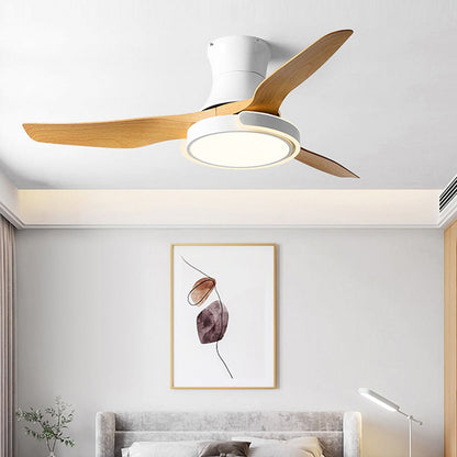 [Open-Box]Remote Control Variable Frequency Dimming Integrated Ceiling Fan Light Supports Forward and Reverse