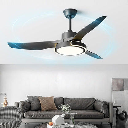 [Open-Box]Remote Control Variable Frequency Dimming Integrated Ceiling Fan Light Supports Forward and Reverse