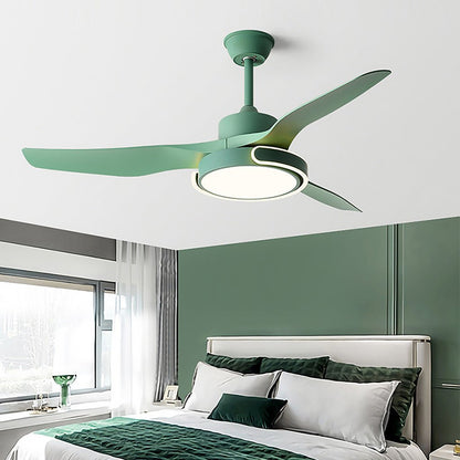 [Open-Box]Remote Control Variable Frequency Dimming Integrated Ceiling Fan Light Supports Forward and Reverse