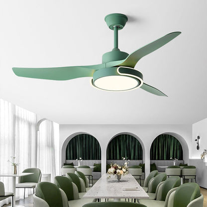 [Open-Box]Remote Control Variable Frequency Dimming Integrated Ceiling Fan Light Supports Forward and Reverse
