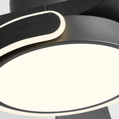 [Open-Box]Remote Control Variable Frequency Dimming Integrated Ceiling Fan Light Supports Forward and Reverse