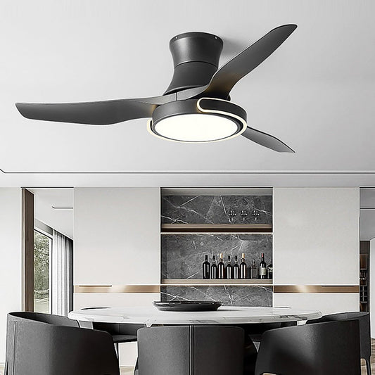 [Open-Box]Remote Control Variable Frequency Dimming Integrated Ceiling Fan Light Supports Forward and Reverse