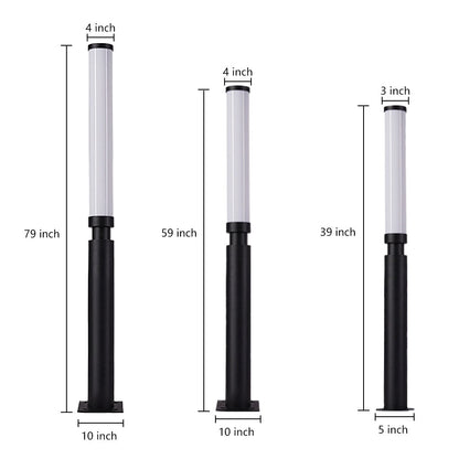 [Open-Box] Modern Creative Outdoor Lights Bollard Lights LED Waterproof Garden Lights Pathway Lights