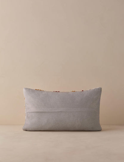 Vintage Lumbar Pillow No. 330, 12" x 20"