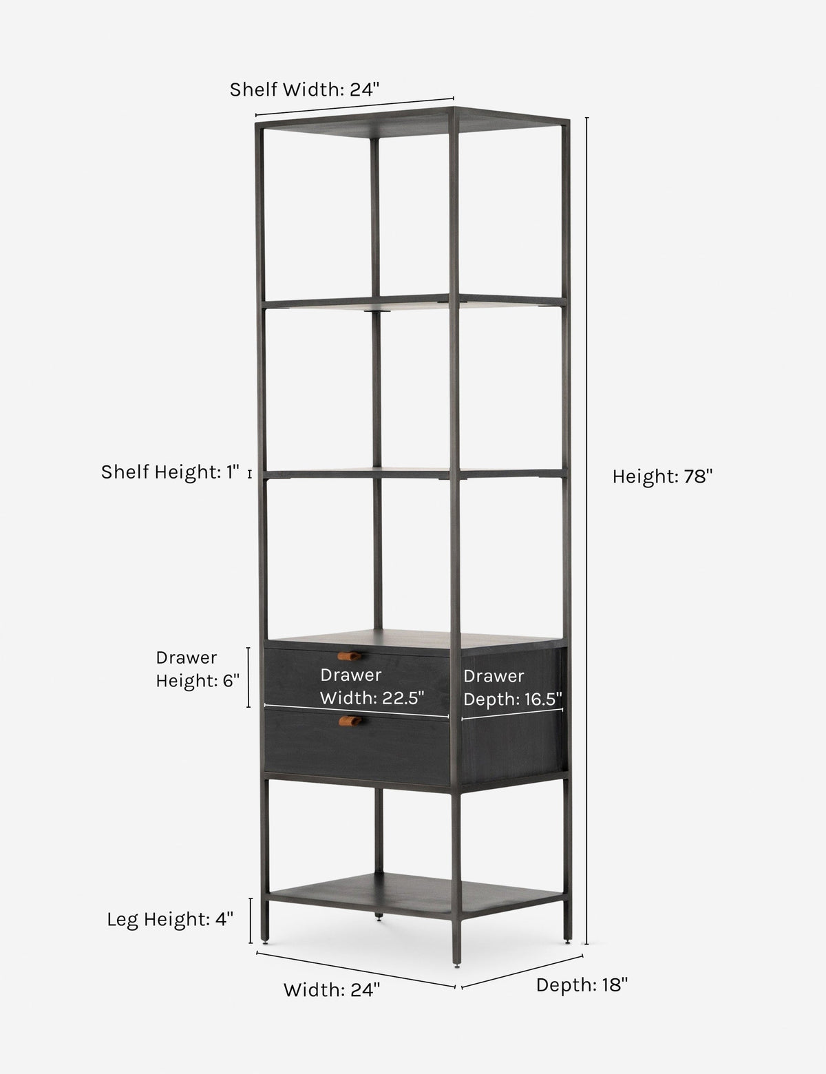Rosamonde Bookcase
