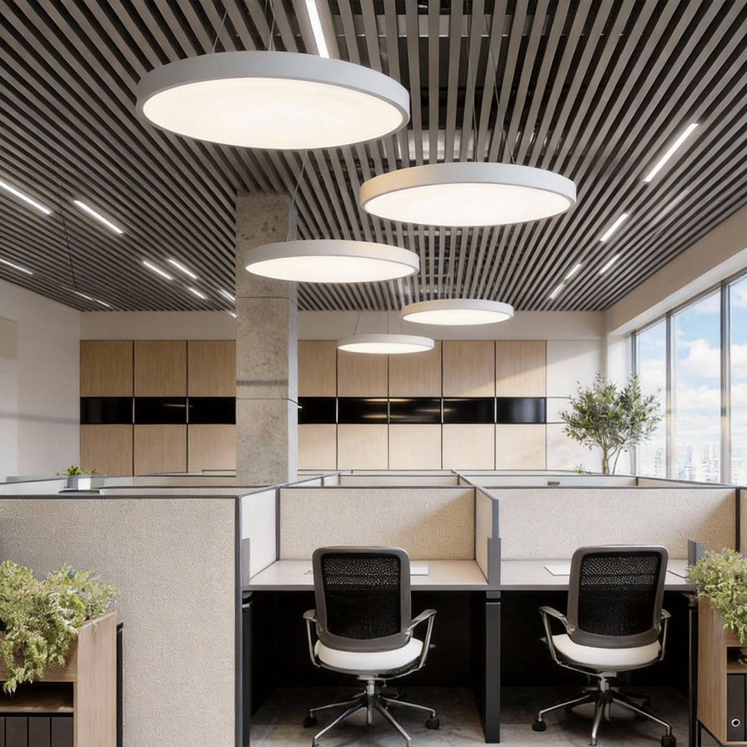 [Open-Box]Round Pendant Lights Minimalist Metal Ceiling Light