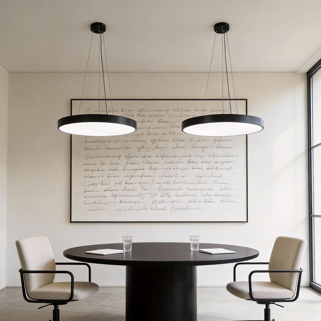 [Open-Box]Round Pendant Lights Minimalist Metal Ceiling Light