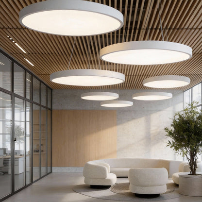 [Open-Box]Round Pendant Lights Minimalist Metal Ceiling Light