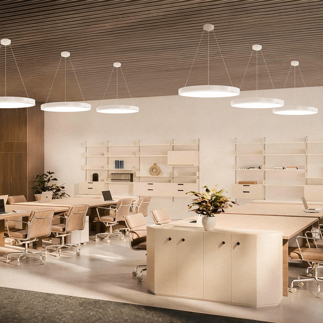 [Open-Box]Round Pendant Lights Minimalist Metal Ceiling Light
