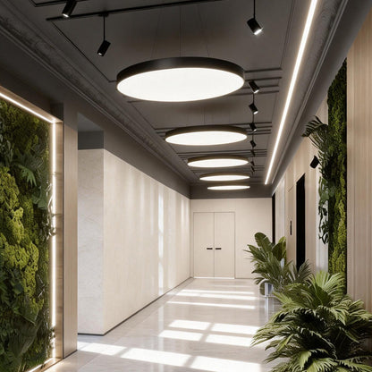 [Open-Box]Round Pendant Lights Minimalist Metal Ceiling Light