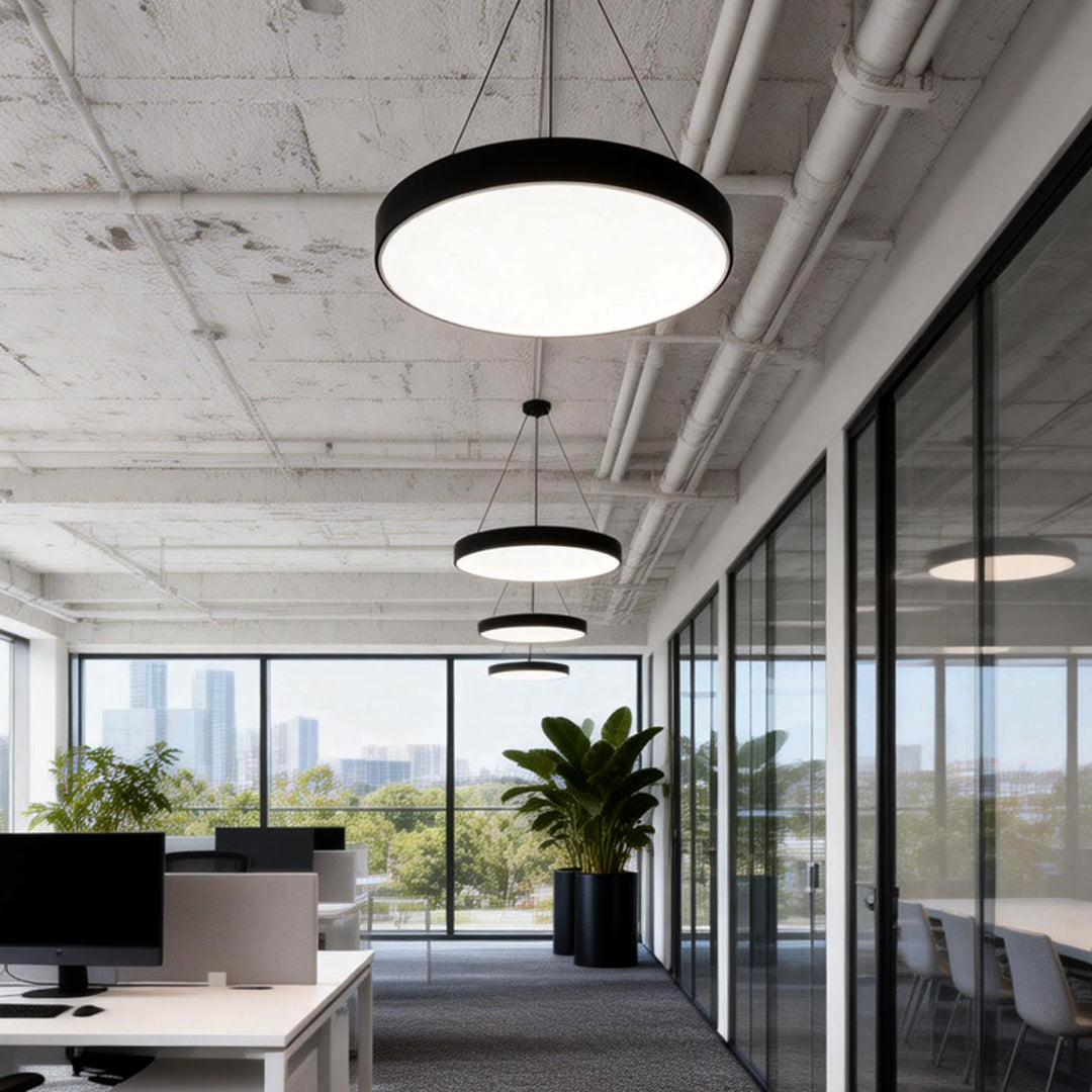 [Open-Box]Round Pendant Lights Minimalist Metal Ceiling Light