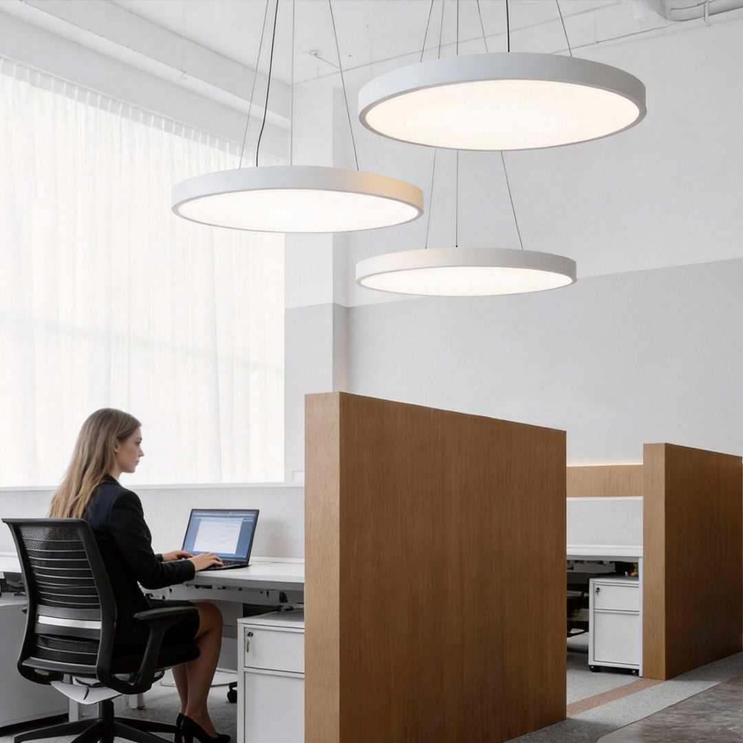 [Open-Box]Round Pendant Lights Minimalist Metal Ceiling Light