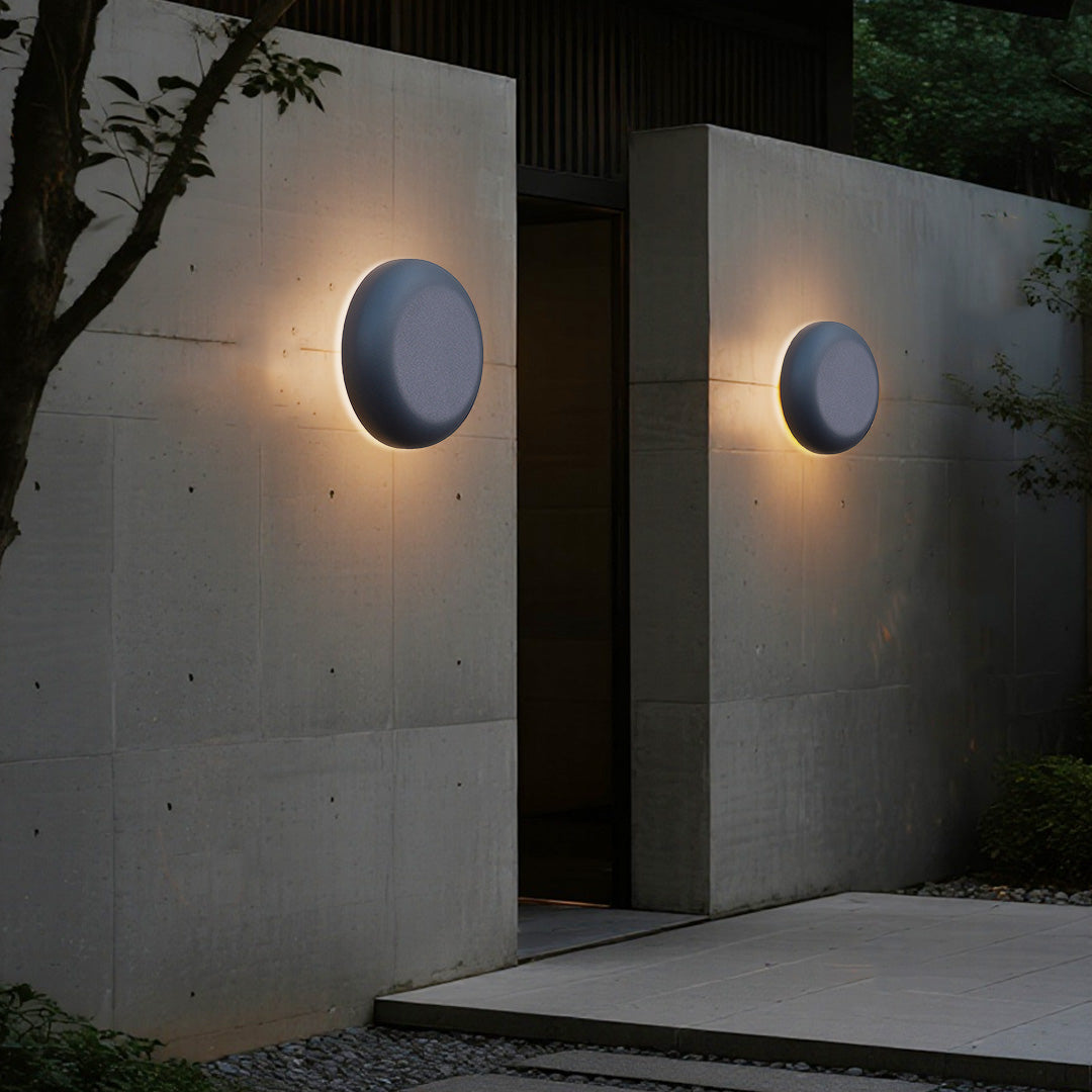 Waterproof Outdoor Wall Light Die-cast Aluminum Minimalist Geometric style