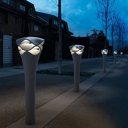 Wave Design Path Light Modern Waterproof Outdoor Landscape Light