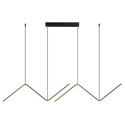 Zigzag Wave Dining Room Pendant Light Nordic Pendant Lighting