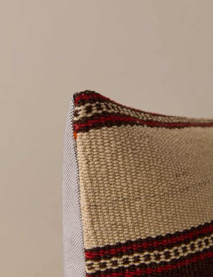 Vintage Lumbar Pillow No. 325, 12" x 20"