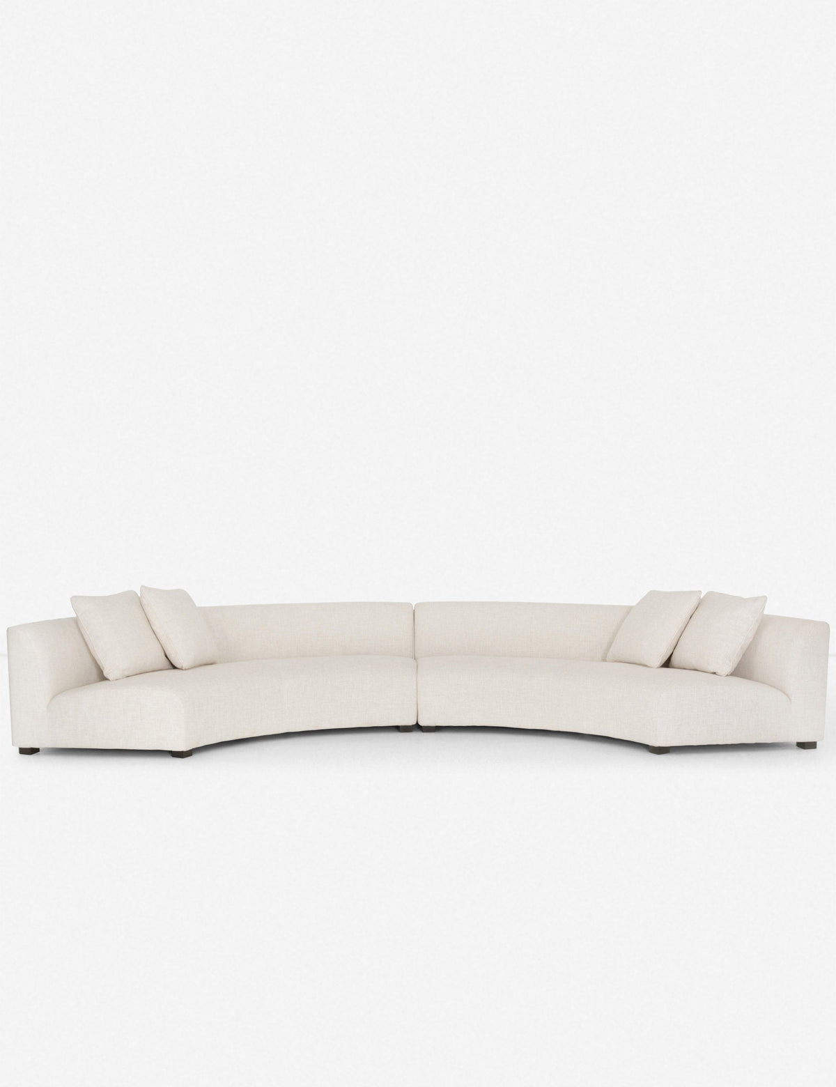Saban 2-Piece Curved Sectional Sofa