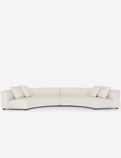 Saban 2-Piece Curved Sectional Sofa
