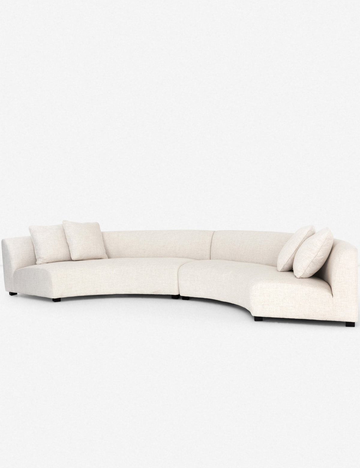 Saban 2-Piece Curved Sectional Sofa