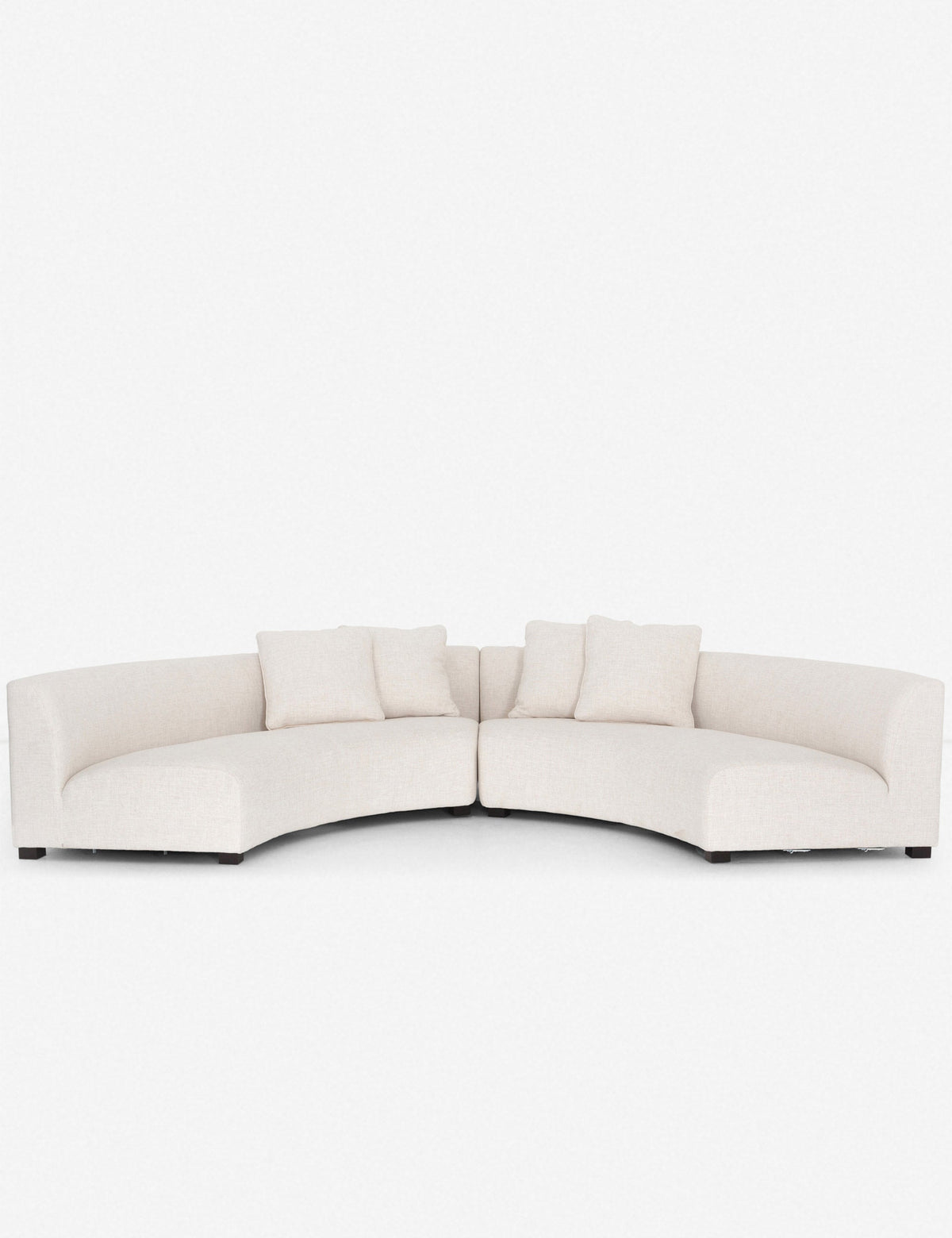 Saban 2-Piece Curved Sectional Sofa