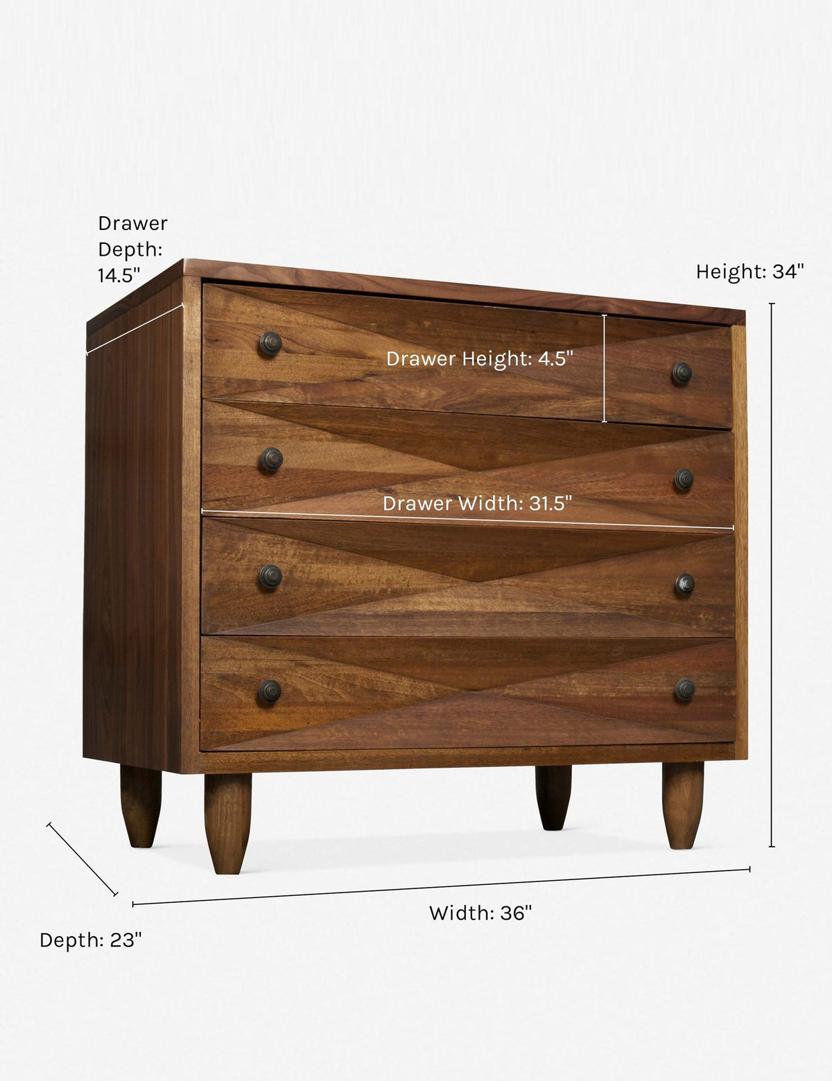 Sen 4-Drawer Dresser