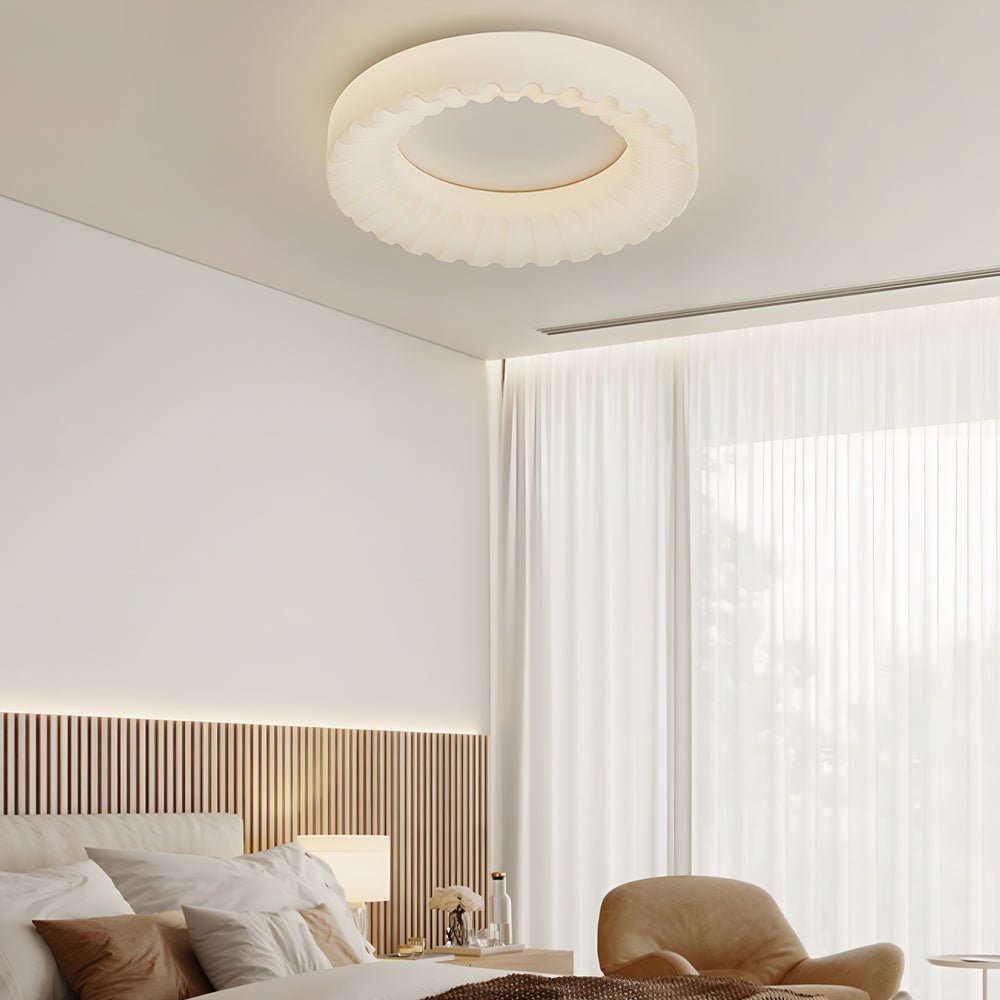 [Open-Box]Simple Round Acrylic Three Step Dimming LED Modern Ceiling Light Fixture