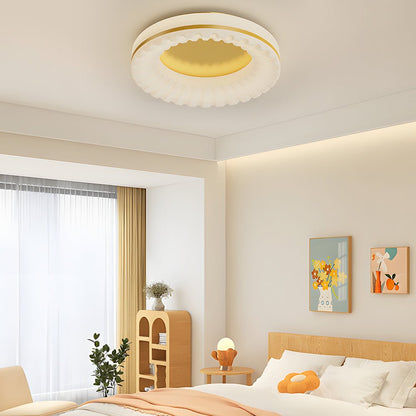 [Open-Box]Simple Round Acrylic Three Step Dimming LED Modern Ceiling Light Fixture