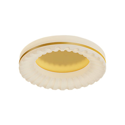 [Open-Box]Simple Round Acrylic Three Step Dimming LED Modern Ceiling Light Fixture
