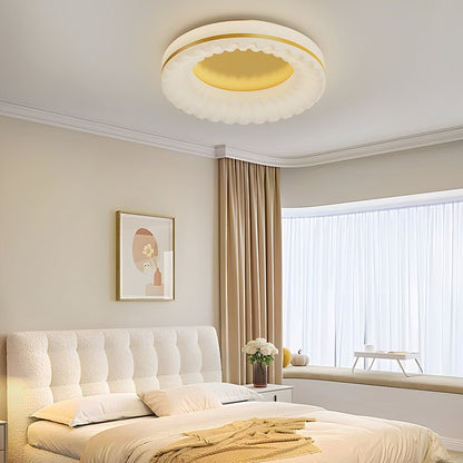 [Open-Box]Simple Round Acrylic Three Step Dimming LED Modern Ceiling Light Fixture