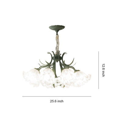 Vintage Flower Chandelier Gorgeous Lily of the Valley Ceiling Light