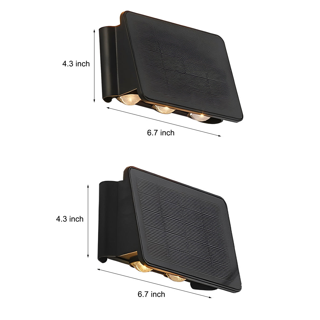 Wall Sconce up and down Light Waterproof LED Solar Lamp