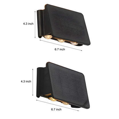 Wall Sconce up and down Light Waterproof LED Solar Lamp